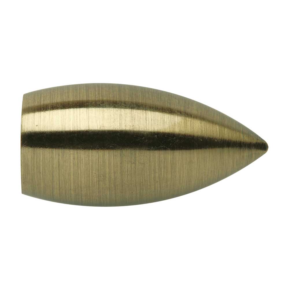 19mm Bullet Finial Spun Brass Interiors Online UK Ltd