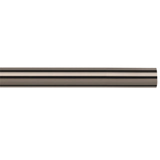28mm 125cm Metal Pole Pk 1 Polished Graphite