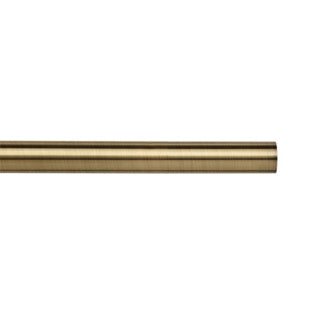 28mm 125cm Metal Pole Pk 1 Antique Brass