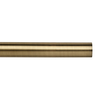 35mm 150cm Metal Pole Pk 1 Antique Brass