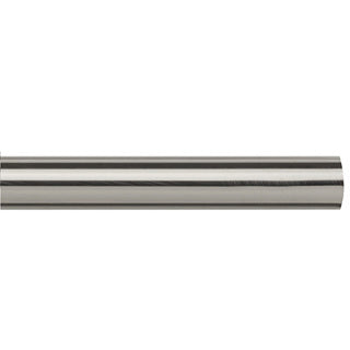 35mm 150cm Metal Pole Pk 1 Satin Silver