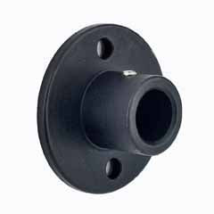 12mm Black Wrought Iron Recess Bracket Pk1