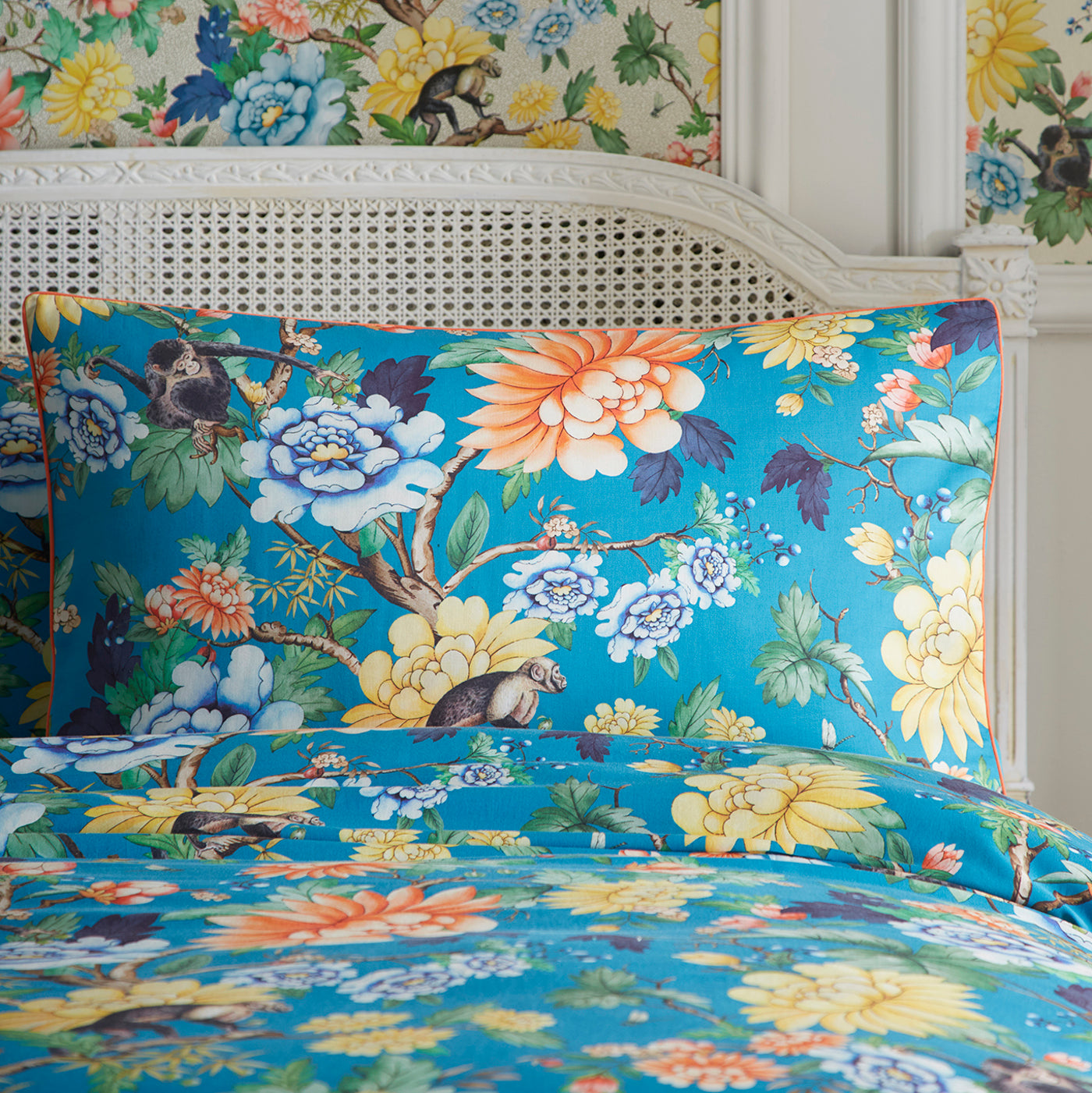 Sapphire Garden Duvet Set - Sapphire