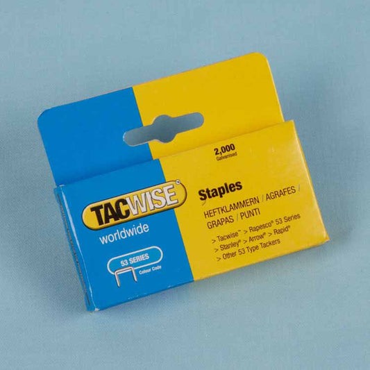 Tacwise 53/4mm Lightweight Staples - Box of 2000
