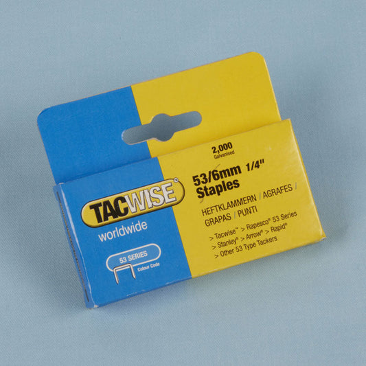 Tacwise 53/6mm Heavy Duty Staples - Box of 2000