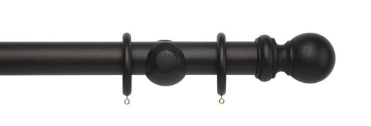50mm Woodline Wood Pole Set - Black
