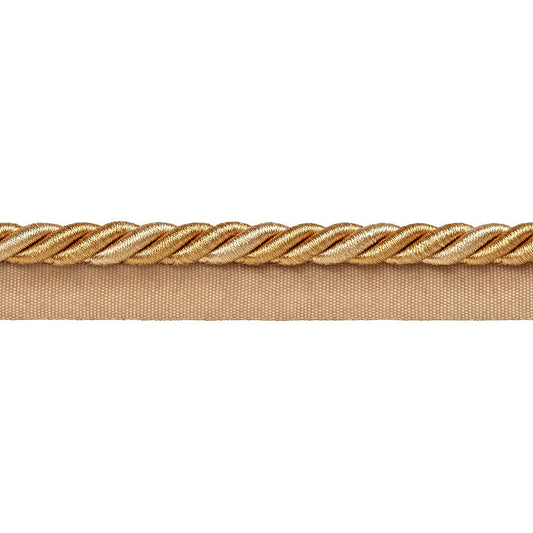 Ascot Flanged Piping Cord - Gold