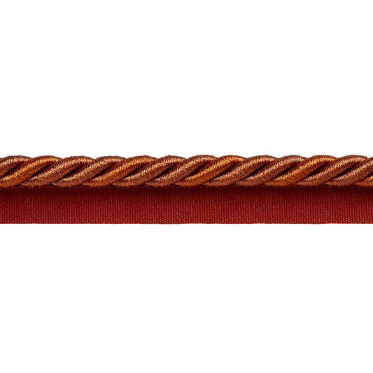 Ascot Flanged Piping Cord - Carnelian