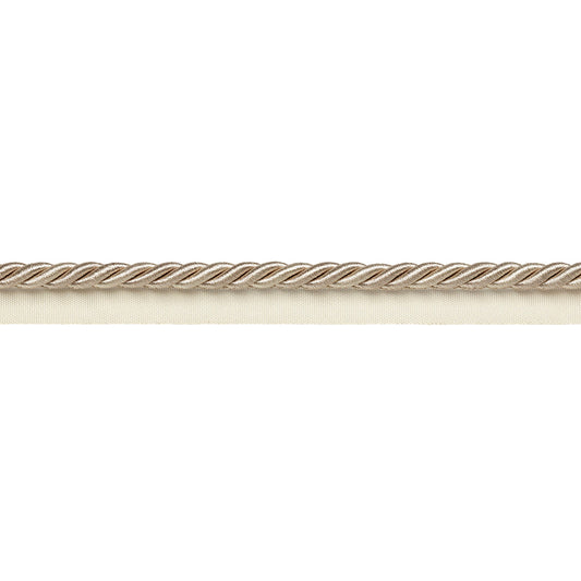 Ascot Flanged Piping Cord - Quartz
