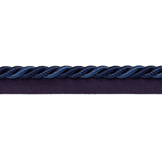 Ascot Flanged Piping Cord - Sapphire