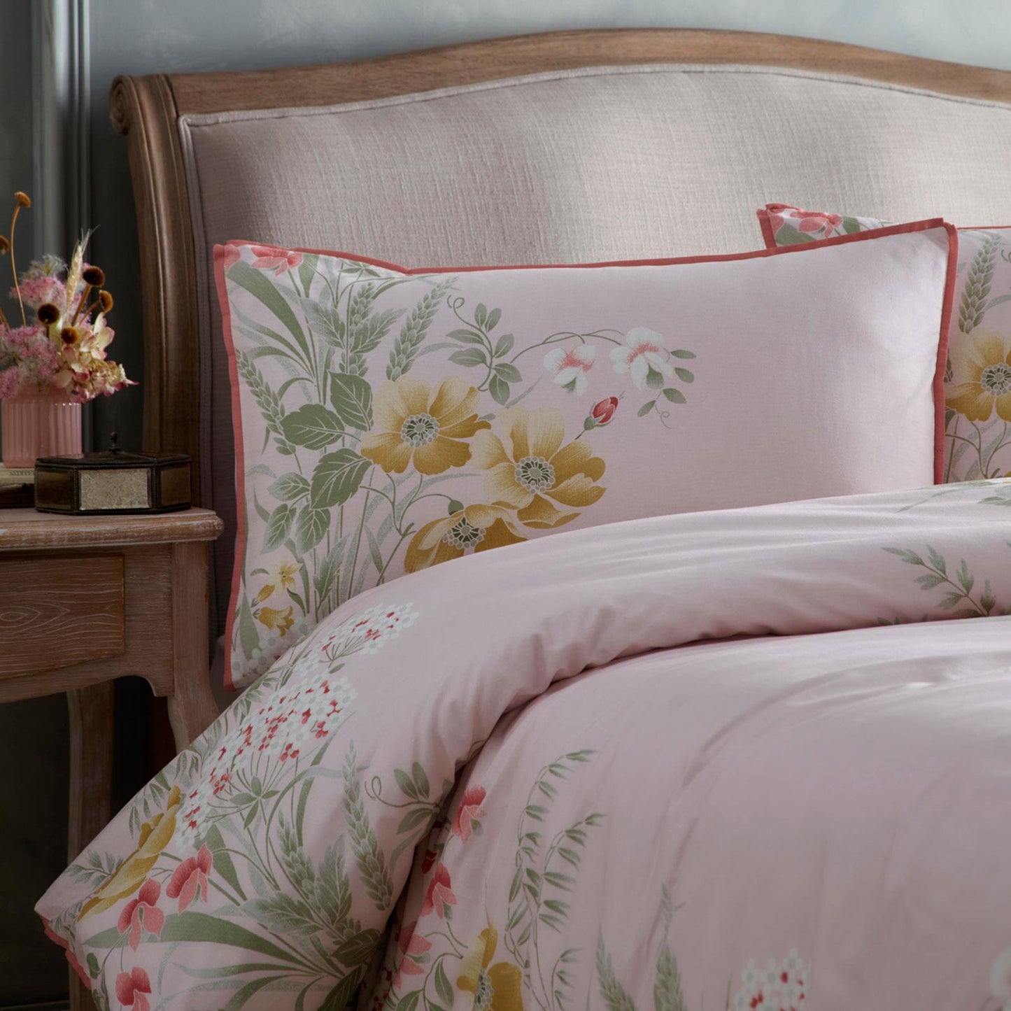 Trudy Duvet Cover Set - Blush Pink