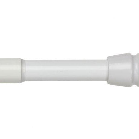 19-22mm White Extendable Shower Rod