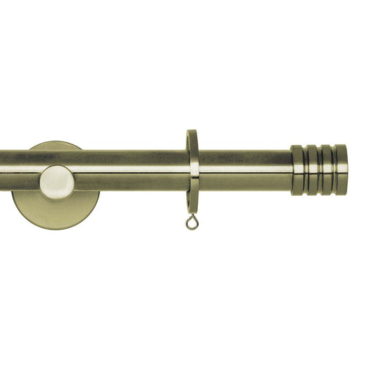 19mm Stud Complete Pole Set - Spun Brass
