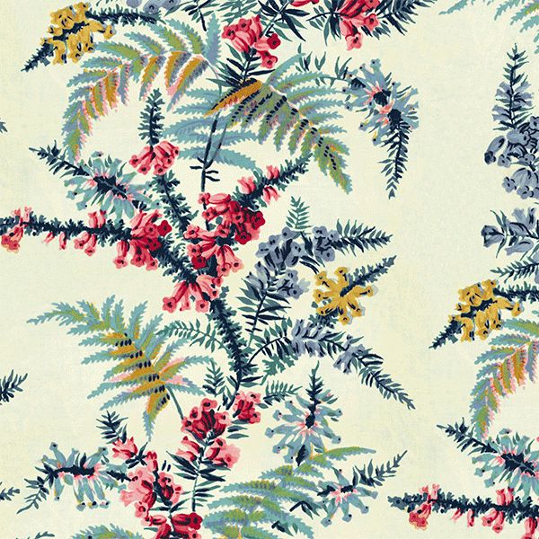 V&A Heather & Fern Fabric