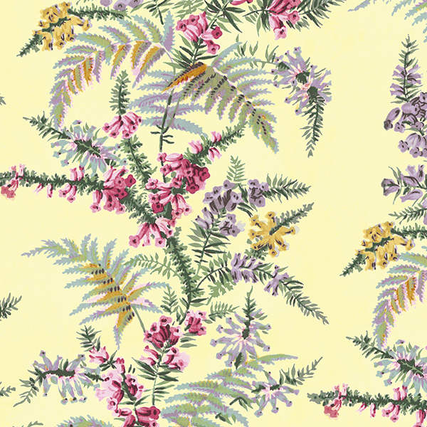 V&A Heather & Fern Fabric