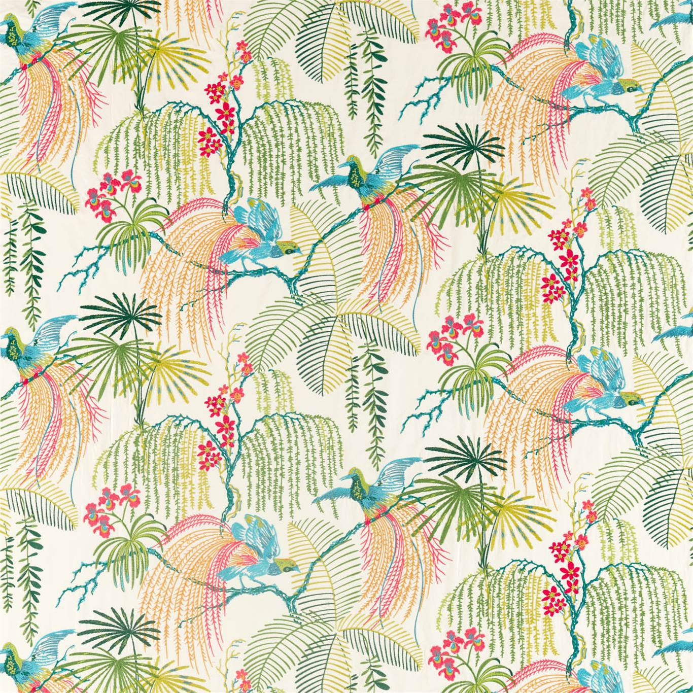 Rain Forest Embroidery Fabric
