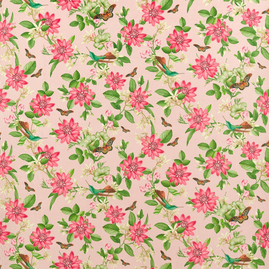 Pink Lotus Velvet Fabric