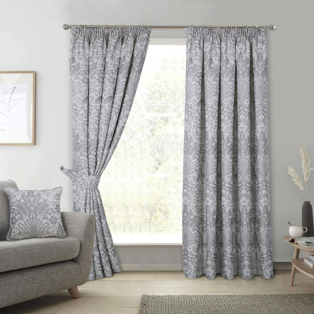 Keswick Pencil Pleat Curtains - Natural