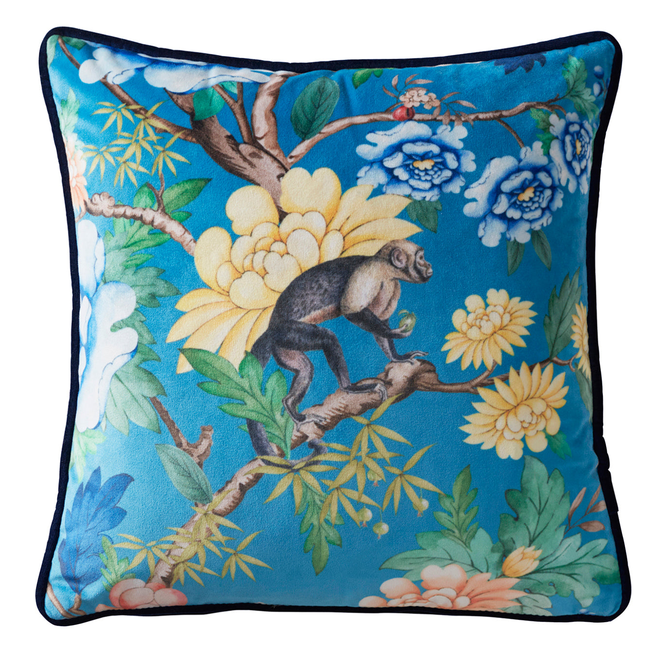 Sapphire Garden Cushion - Sapphire