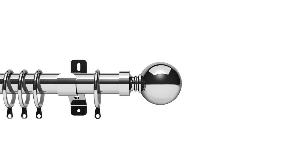 Swish Elements 28mm Chrome Complete Pole Set