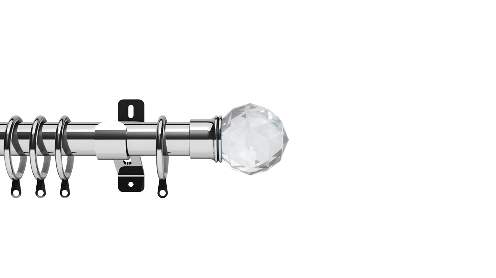 Swish Elements 28mm Chrome Complete Pole Set