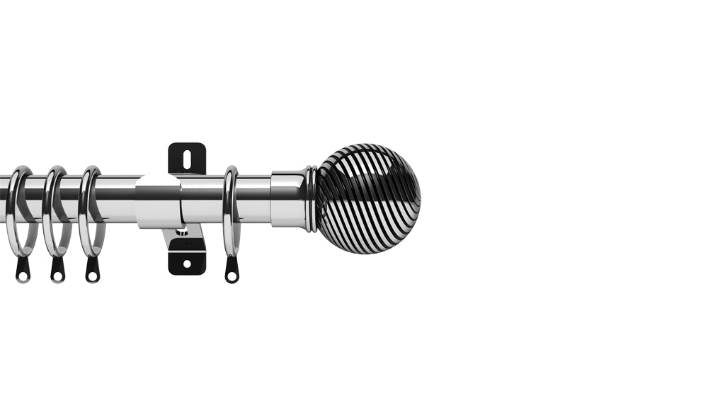 Swish Elements 28mm Chrome Complete Pole Set