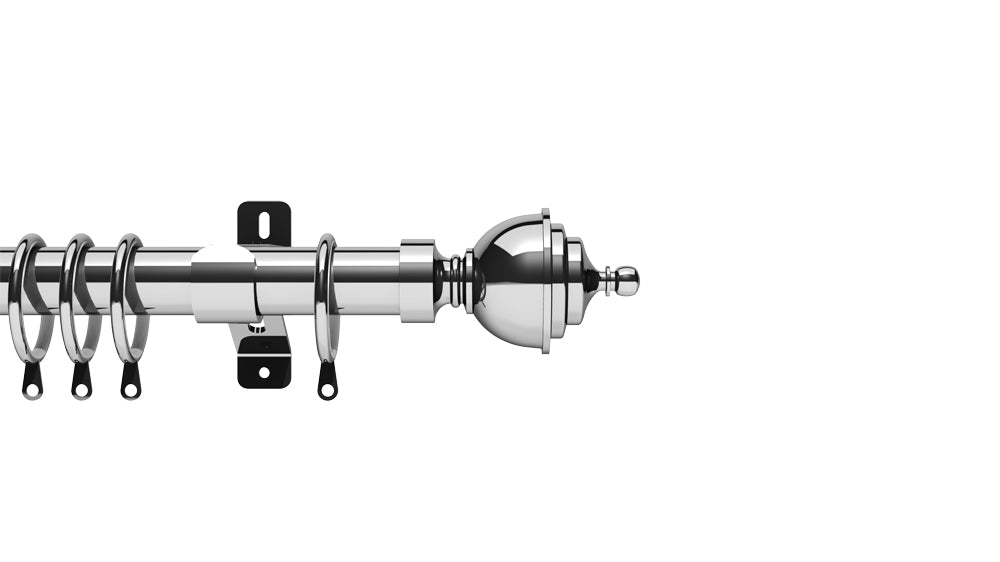 Swish Elements 28mm Chrome Complete Pole Set