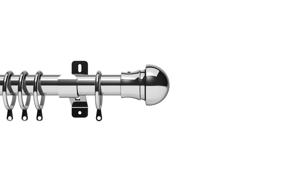 Swish Elements 28mm Chrome Complete Pole Set