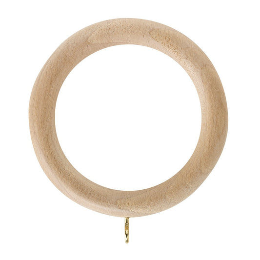 50mm Unfinished Wood Rings Pk4