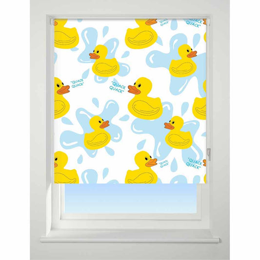 Quack Quack Daylight Patterned Roller Blind