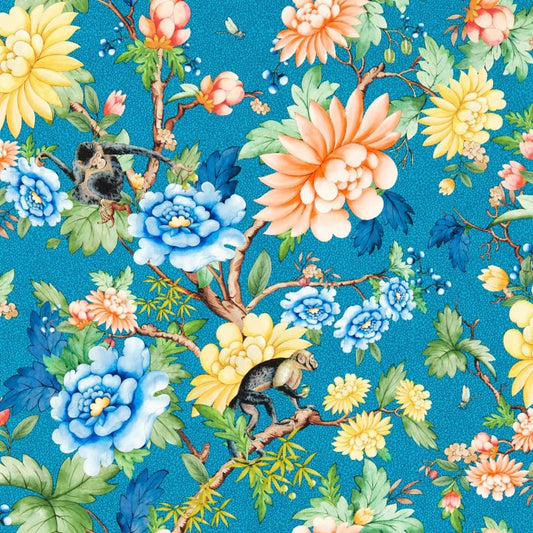 Sapphire Garden Wallpaper