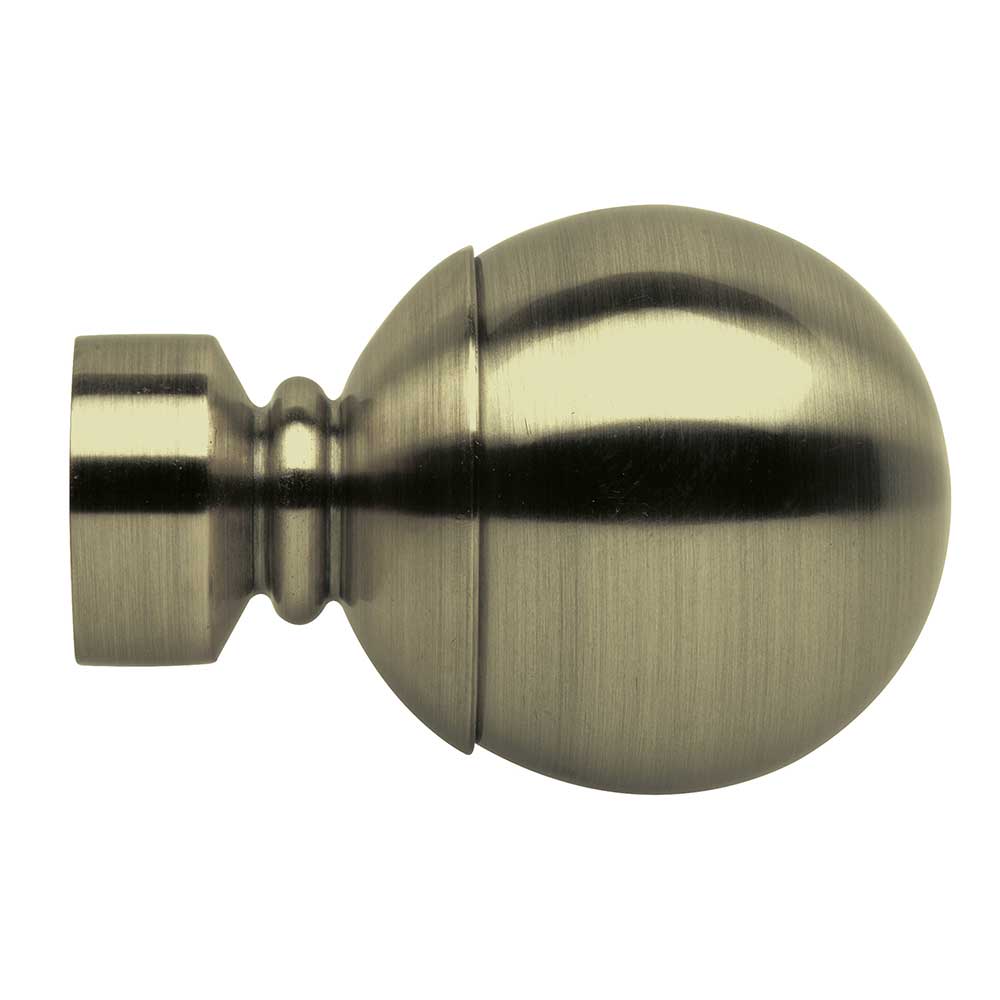 28mm Ball Finial - Spun Brass