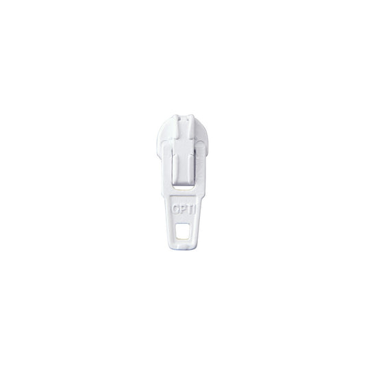 4mm Premium White Zip Sliders - Pk100