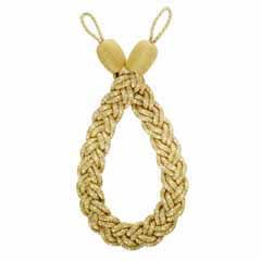 Highland Rope Plaited Tieback - Gold