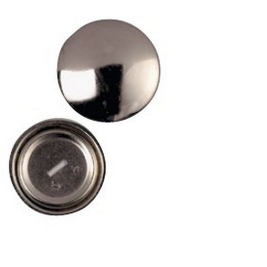 29mm Nickel Plated Easy Cover Buttons Pk100