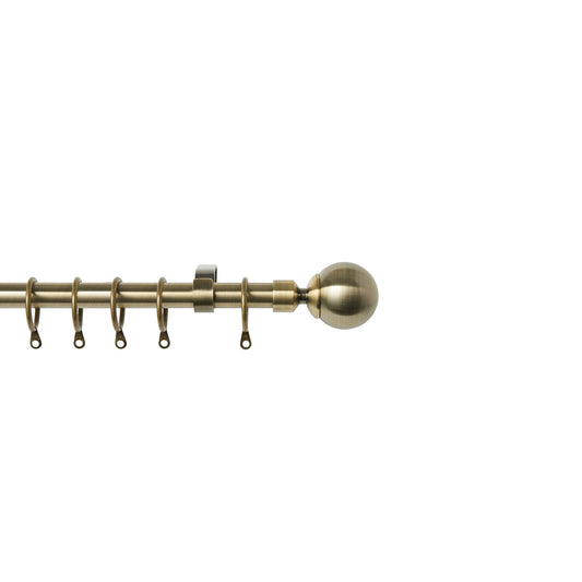 16-19mm Ball Pole Set - Antique Brass