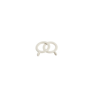 16-19mm Rings Pk 10 - Cream