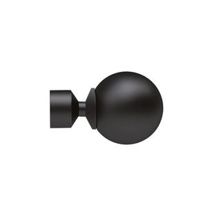 28mm Poles Apart Sphere Finial Pk 2 Black