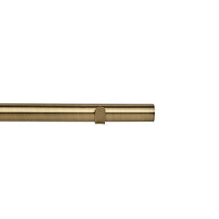 28mm Poles Apart Fixed Eyelet Semi-Complete Pole Set- Antique Brass