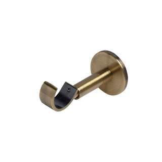 28mm IDC Adjustable Metal Wall Support PK1 - Antique Brass