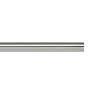 35mm 200cm Metal Pole Pk 1 Chrome
