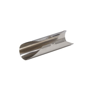 28mm 12cm Metal Pole Connector Pk 10 Silver
