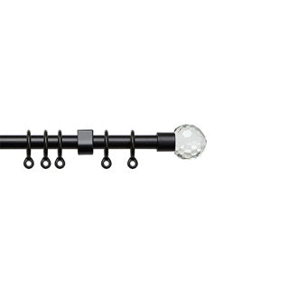 13-16mm Simply Acrylic Ball Extendable Pole Set - Black