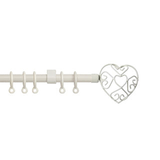 13-16mm Heart Pole Set - Cream