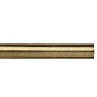 35mm 200cm Metal Pole Pk 1 Antique Brass