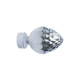 35mm Acorn Finial Pk 2 Chrome