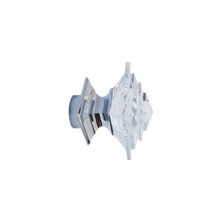 35mm Luxe Aztec Finial Pk 2 Chrome