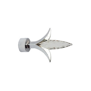 35mm Fleur de Lys Finial Pk 2 Chrome