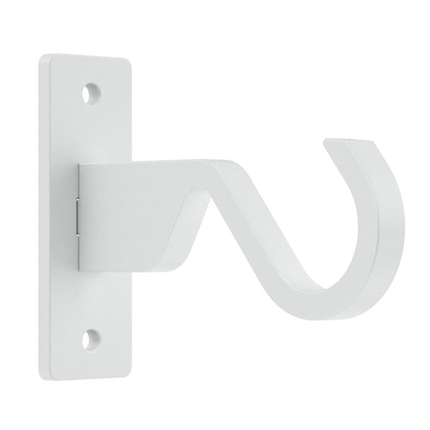 Arc 25mm End Bracket - China White