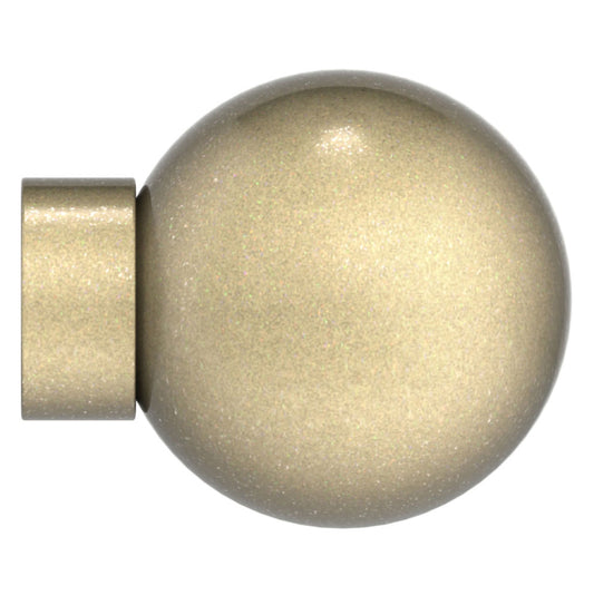 Arc 25mm Ball Finial Pk1 - Soft Brass